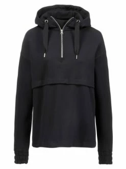 Aktion ✨ Outdoor & Sport Athlecia Kapuzensweater Kasa Cotton In 1001 Black Günstig Kaufen 😍