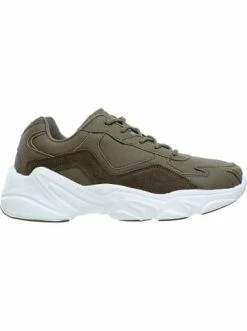 Coupon 🔥 Schuhe Athlecia 👟 Sneaker CHUNKY Leather Trainers In 3121 Olive Günstig Kaufen 😍