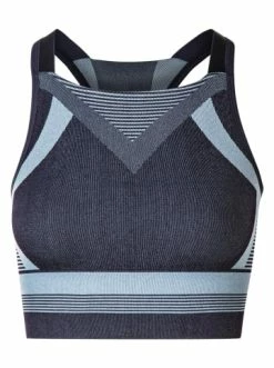Billig 👏 Outdoor & Sport Athlecia Sport-BH SEMARAN SEAMLESS In 2092 Mood Indigo Günstig Kaufen ⭐